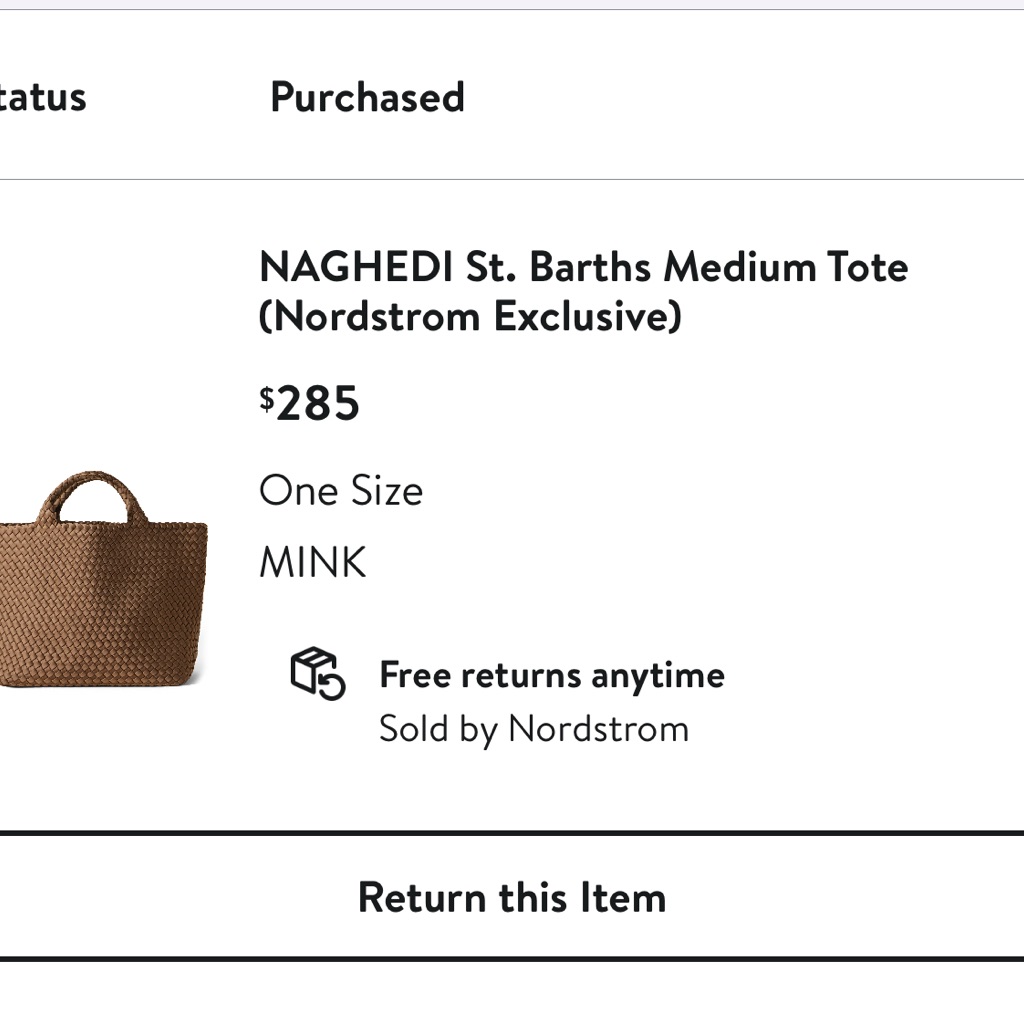 Naghedi Woven Tote In Dark Brown